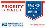New USPS Priority Mail label
